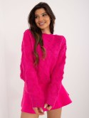 Sweter AT-SW-2361.61 fuksjowy