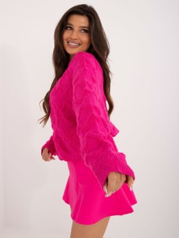 Sweter AT-SW-2361.61 fuksjowy