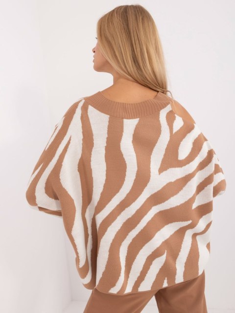Sweter FN-SW-0608.61 camelowy Sweter FN-SW-0608.61 camelowy