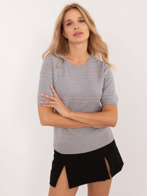 Sweter PM-SW-C-3286.88 szary Sweter PM-SW-C-3286.88 szary