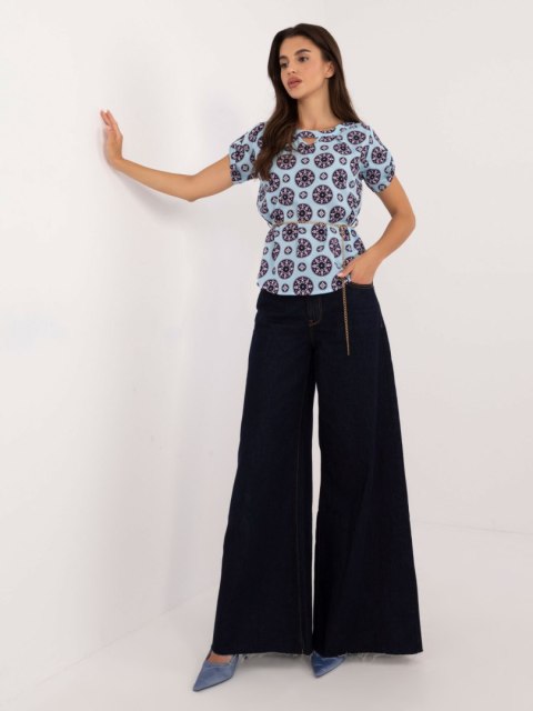 Bluzka LK-BZ-505775.00 jasny niebieski 36 Bluzka LK-BZ-505775.00 jasny niebieski 36