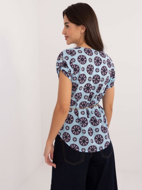 Bluzka LK-BZ-505775.00 jasny niebieski 36 Bluzka LK-BZ-505775.00 jasny niebieski 36