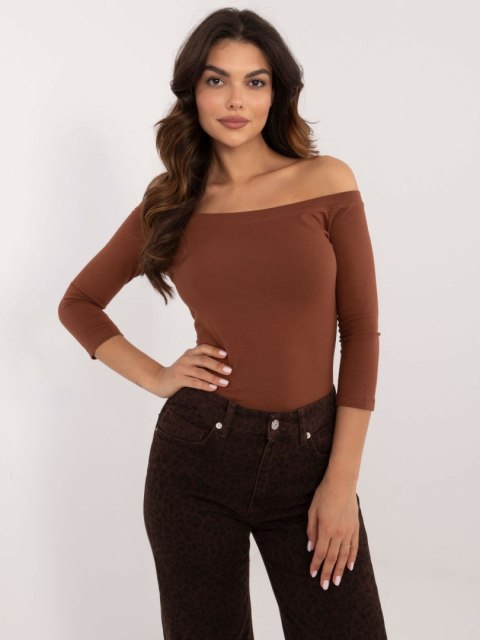 Bluzka RV-BZ-4692.68P brązowy XL Bluzka RV-BZ-4692.68P brązowy XL