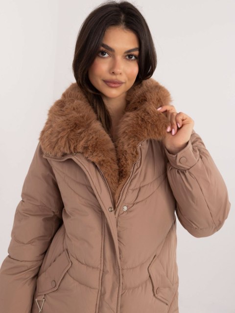 Kurtka MBM-KR-2686.50P jasny brązowy S
