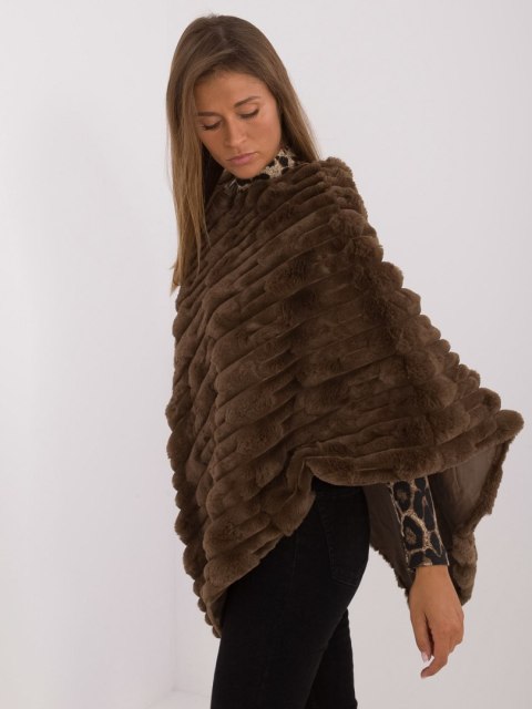 Poncho AT-PN-2347.88 ciemny brązowy Poncho AT-PN-2347.88 ciemny brązowy