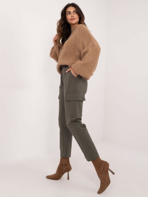 Spodnie TW-SP-BI-6-1313.47 khaki Spodnie TW-SP-BI-6-1313.47 khaki