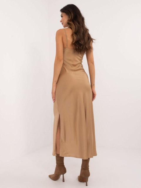 Sukienka LK-SK-509715.51 camelowy L Sukienka LK-SK-509715.51 camelowy L