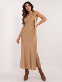 Sukienka LK-SK-509715.51 camelowy M