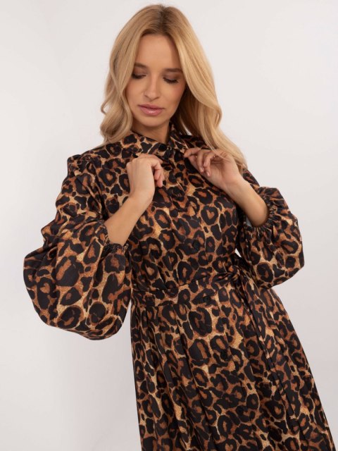 Sukienka LK-SK-509790.25 camelowy S/M Sukienka LK-SK-509790.25 camelowy S/M