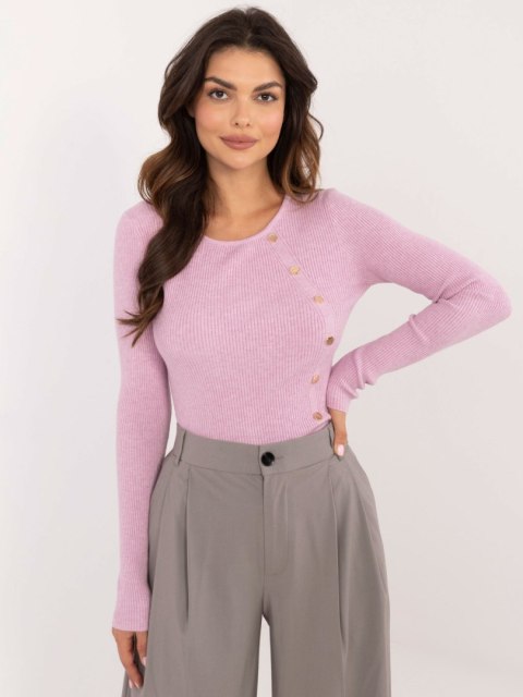 Sweter AT-SW-2332-2.65 jasny fioletowy S/M Sweter AT-SW-2332-2.65 jasny fioletowy S/M