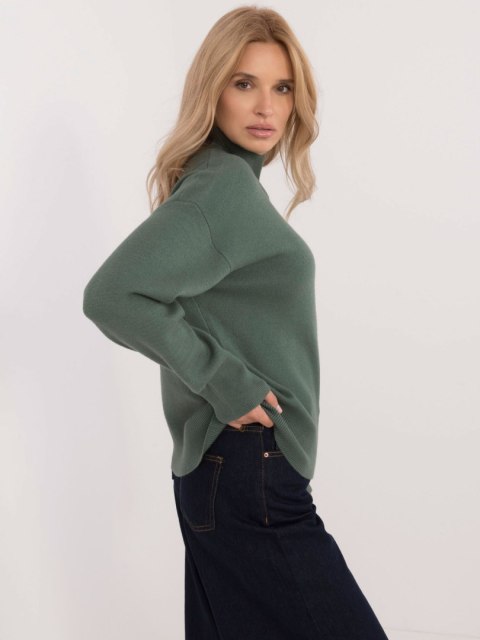 Sweter D93111AD90910A2 ciemny zielony M