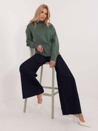 Sweter D93111AD90910A2 ciemny zielony S