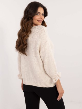 Sweter MI-SW-2912.10X jasny beżowy