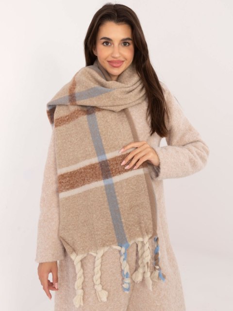 Szalik AT-SZ-2315.33 ciemny bezowy Szalik AT-SZ-2315.33 ciemny bezowy