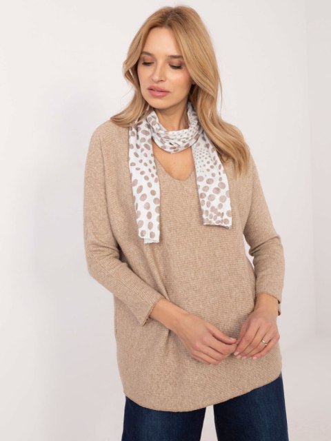 Bluzka DHJ-BZ-19226.91 camelowy Bluzka DHJ-BZ-19226.91 camelowy