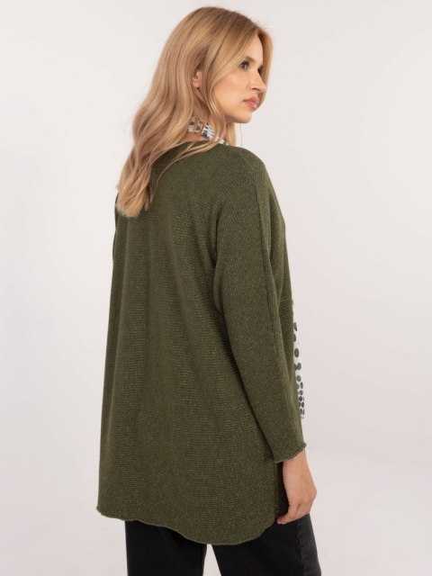 Bluzka DHJ-BZ-19226.91 khaki Bluzka DHJ-BZ-19226.91 khaki