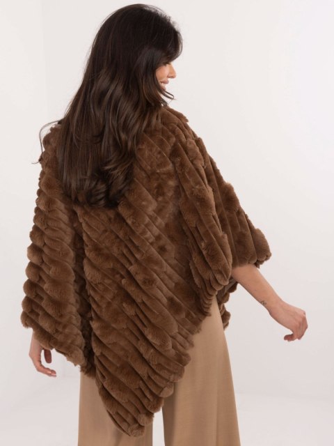 Poncho AT-PN-2347.16 brązowy Poncho AT-PN-2347.16 brązowy
