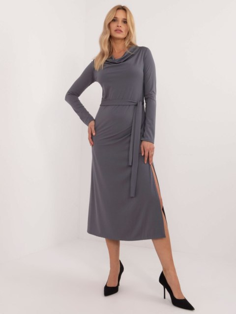 Sukienka LK-SK-509792.21P ciemny szary L/XL Sukienka LK-SK-509792.21P ciemny szary L/XL