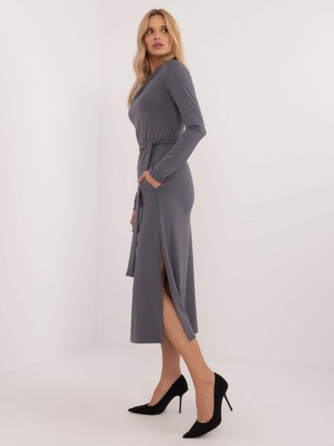 Sukienka LK-SK-509792.21P ciemny szary L/XL Sukienka LK-SK-509792.21P ciemny szary L/XL
