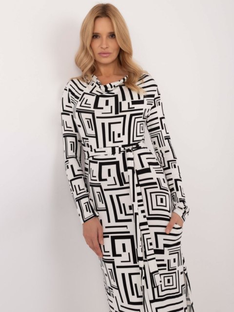 Sukienka LK-SK-509797.27 biało-czarny L/XL Sukienka LK-SK-509797.27 biało-czarny L/XL