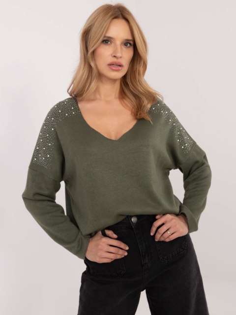 Sweter DHJ-SW-17690.21 khaki