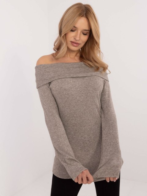 Sweter DHJ-SW-A2449.33 ciemny bezowy Sweter DHJ-SW-A2449.33 ciemny bezowy