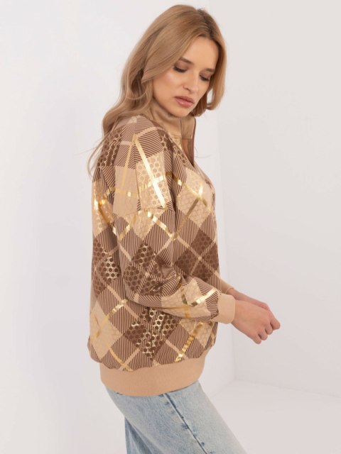 Bluza CLM-BL-1259.59 camelowy S Bluza CLM-BL-1259.59 camelowy S