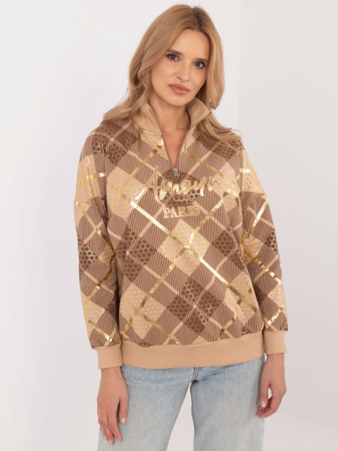 Bluza CLM-BL-1259.59 camelowy S Bluza CLM-BL-1259.59 camelowy S