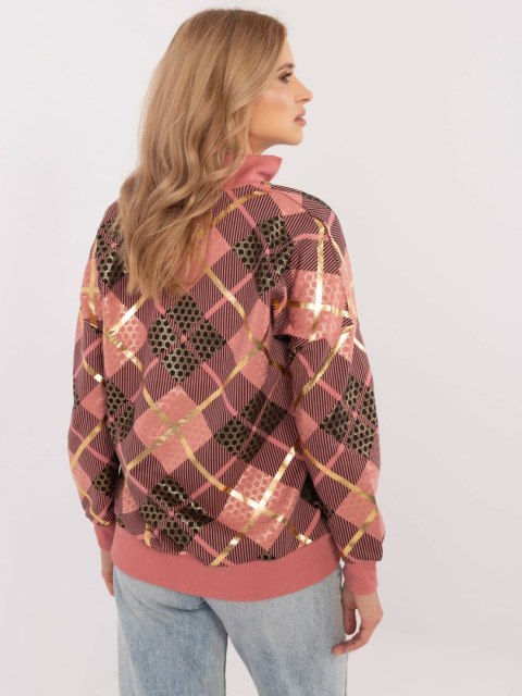 Bluza CLM-BL-1259.59 ciemny różowy S Bluza CLM-BL-1259.59 ciemny różowy S