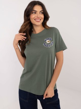 Bluzka D12022AC02645F khaki XS