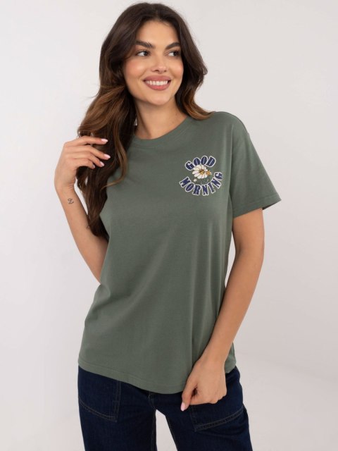 Bluzka D12022AC02645F khaki XS