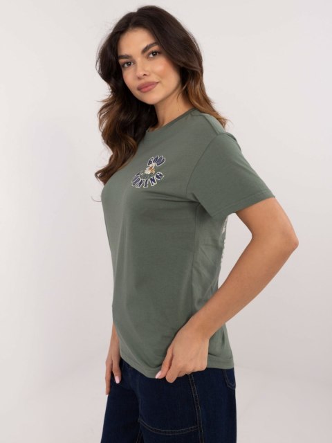 Bluzka D12022AC02645F khaki XS
