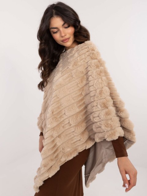 Poncho AT-PN-2347.88 beżowy Poncho AT-PN-2347.88 beżowy