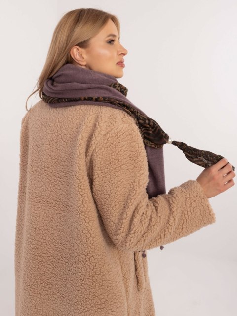 Szalik AT-SZ-0247.83P ciemny fioletowy Szalik AT-SZ-0247.83P ciemny fioletowy