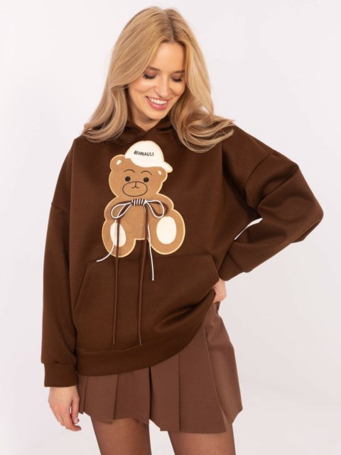 Bluza DHJ-BL-A8695.65P brązowy