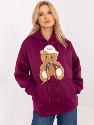 Bluza DHJ-BL-A8695.65P fioletowy