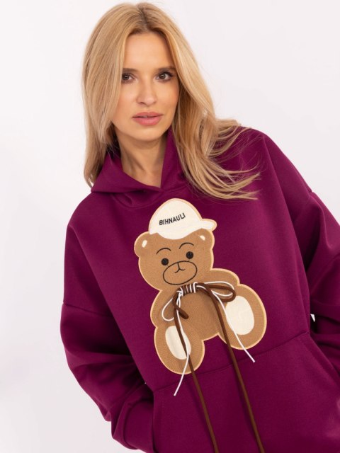 Bluza DHJ-BL-A8695.65P fioletowy