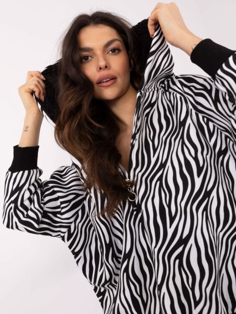 Bluza EM-BL-875.27 biało-czarny Bluza EM-BL-875.27 biało-czarny