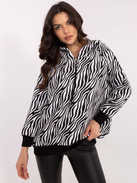 Bluza EM-BL-875.27 biało-czarny Bluza EM-BL-875.27 biało-czarny