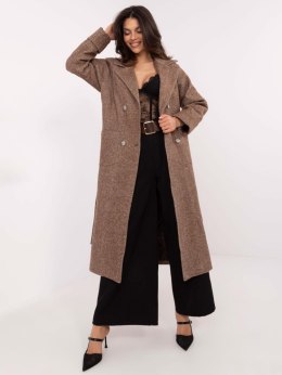 Płaszcz LK-PL-509835.18P brązowy S/M