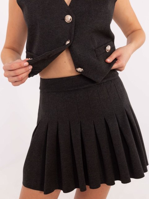 Spódnica DHJ-SD-A8791.32 ciemny szary L/XL