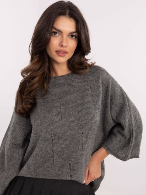 Sweter DHJ-SW-9314.04P ciemny szary