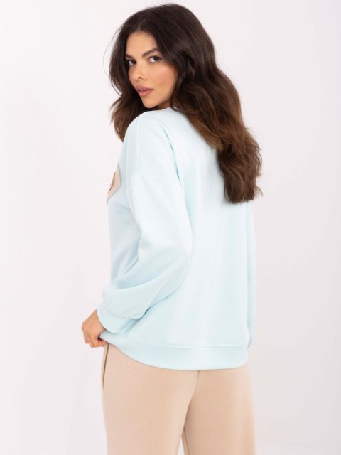 Bluza DHJ-BL-20322.72 jasny niebieski