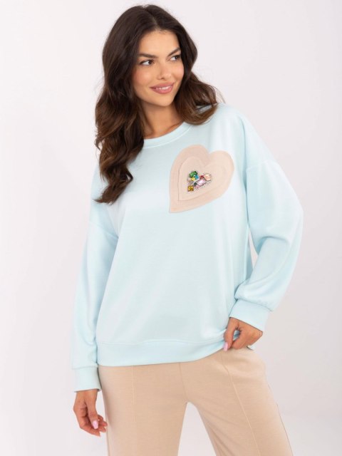 Bluza DHJ-BL-20322.72 jasny niebieski