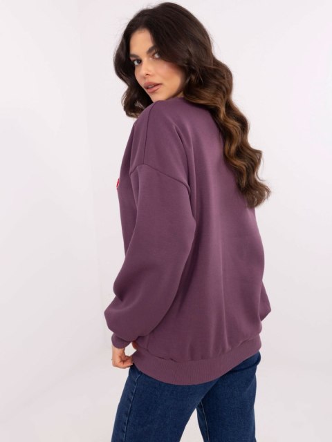 Bluza EM-BL-617-15.55P ciemny fioletowy Bluza EM-BL-617-15.55P ciemny fioletowy