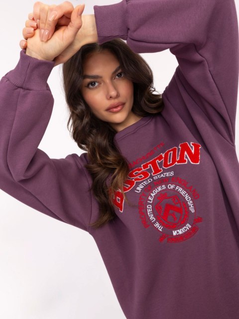 Bluza EM-BL-617-15.55P ciemny fioletowy Bluza EM-BL-617-15.55P ciemny fioletowy