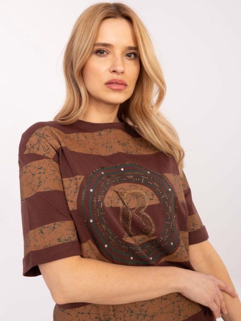 Bluzka CLM-BZ-0004.50 brązowy L Bluzka CLM-BZ-0004.50 brązowy L