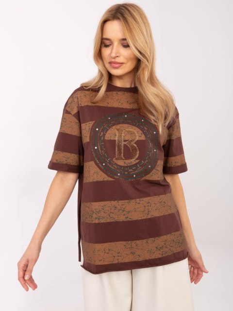Bluzka CLM-BZ-0004.50 brązowy S Bluzka CLM-BZ-0004.50 brązowy S