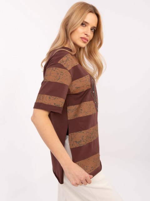 Bluzka CLM-BZ-0004.50 brązowy S Bluzka CLM-BZ-0004.50 brązowy S