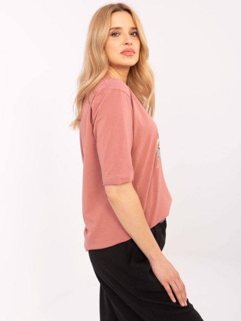 Bluzka CLM-BZ-0119.36 ciemny różowy S Bluzka CLM-BZ-0119.36 ciemny różowy S